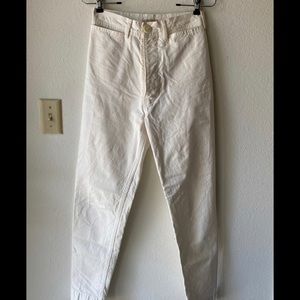 Jesse Kamm Ranger pants in salt white size 2.